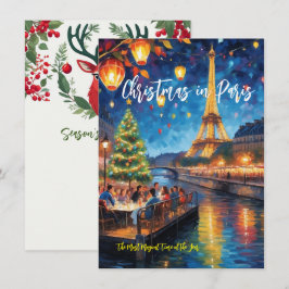 Notas Cartão de Boas Festas 'Natal em Paris'