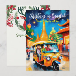 Notas Cartão de Boas Festas ‘Natal Longe em Banguecoque’