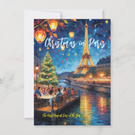 Notas Cartão de Boas Festas "Natal Longe em Paris"
