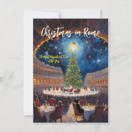 Notas Cartão de Boas Festas 'Natal Longe em Roma'