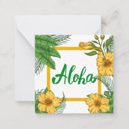 Notas Cartão de boas-vindas