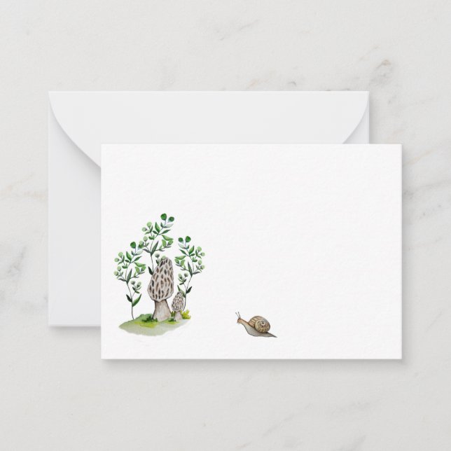 Notas Cartão de caneca de café com forma de cogumelo (Frente)