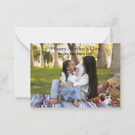 Notas Cartão de Dia das Mães Personalizado com Foto para