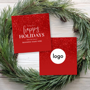 Notas Cartão de Feriado Mini Comercial de Feriados Feliz