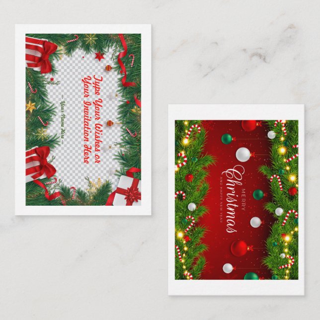 Notas Cartão de Férias Plano, Tamanho: 4,25" x 5,5", Pap (Frente/Verso)