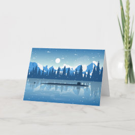 Notas Cartão de Férias Submarinas Snowy