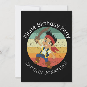 Notas Cartão de Festa do Menino Pirata