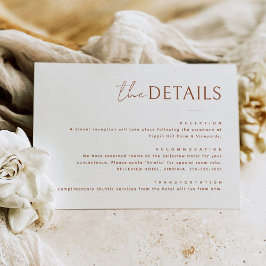 Notas Cartão de gabinete de informações com detalhes mín