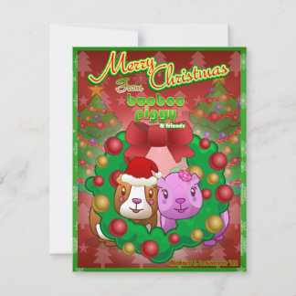 Notas Cartão de Natal Booboo Piggy 2022