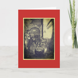 NOTAS CARTÃO DE NATAL DA NATIVIDADE ALEMÃ "FROHE WEIHNAC