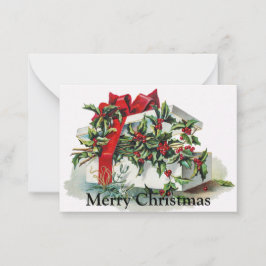 Notas Cartão de Natal de Presente de Natal