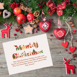 Notas Cartão de Natal Feliz
