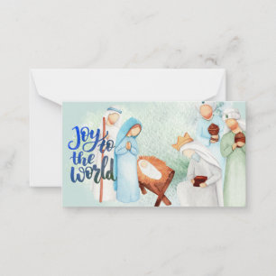 Notas Cartão de Natal Joy To The World