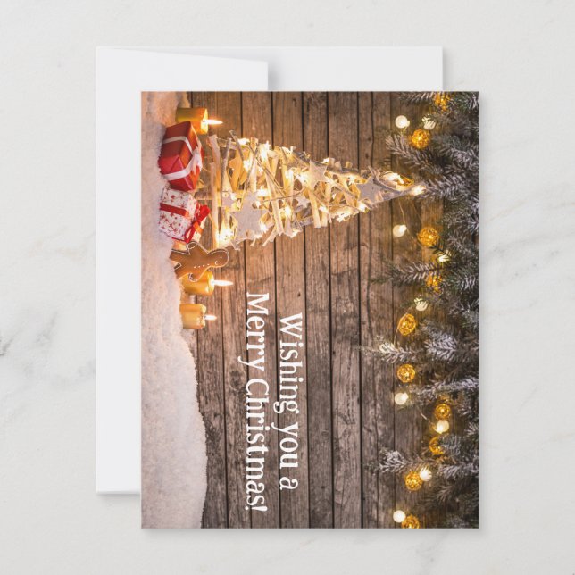 Notas Cartão de Natal Personalizado (Frente)
