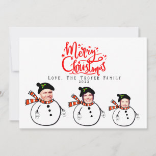 Notas Cartão de Natal Personalizado para Carregar Famíli