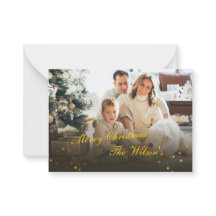 Cartão de Natal Personalizado para Família – Cartã