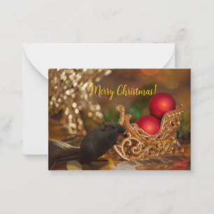 Notas Cartão de Natal personalizável para amantes de ani