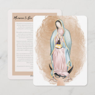 Notas Cartão de Oração da Nossa Senhora de Guadalupe - p
