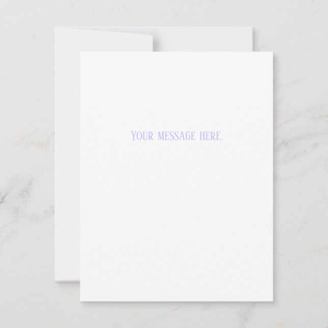 Notas Cartão de Páscoa Plano (Verso)