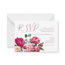 Cartão de Pensão de Casamento RSVP