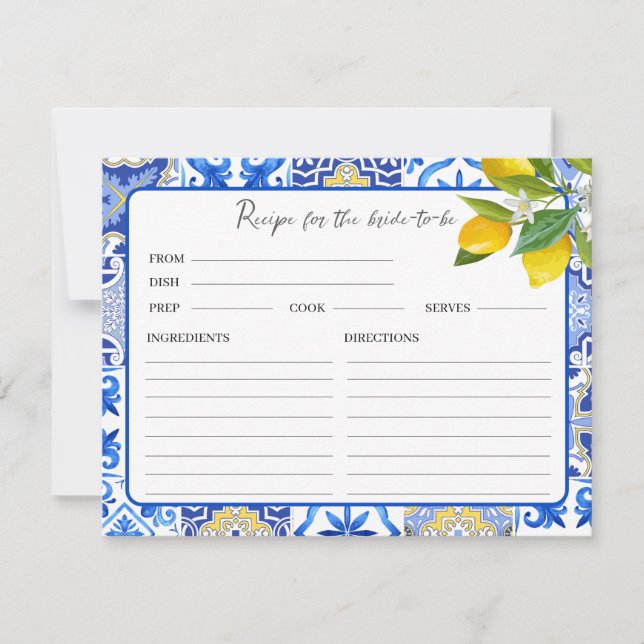 Notas Cartão de recebimento do Chá de panela de compress (Frente)