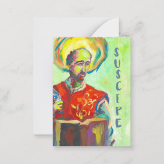 Notas cartão de Santo Inácio de Loyola