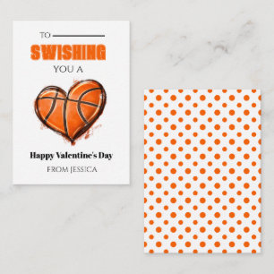 Notas Cartão de São Valentim da Escola de Basquetebol