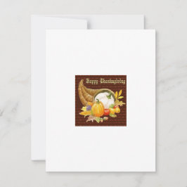 Notas Cartão de Saudação de Ação de Graças