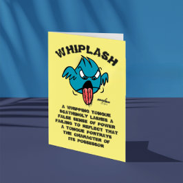 Notas Cartão de Saudação WHIPLASH -