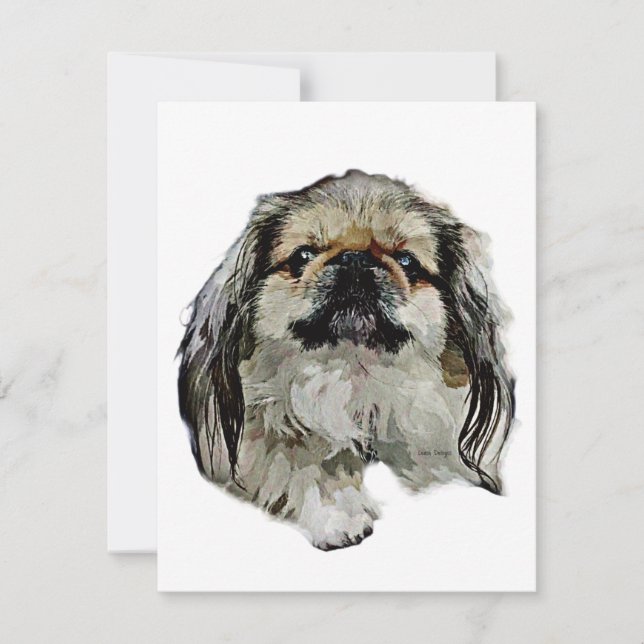Notas Cartão de vazio Pekingese (Frente)