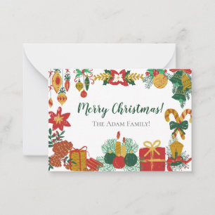 Notas Cartão Especial de Natal