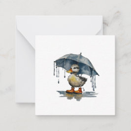 Notas Cartão estilo postal de Patinho Fofo