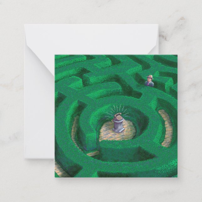 Notas Cartão Maze de hedge (Frente)