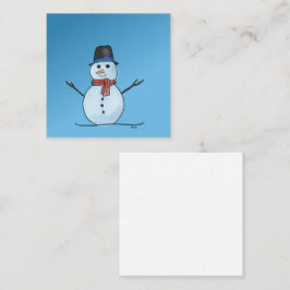 Notas Cartão Plano de Neve Bonito
