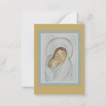 Cartão Santo Magnificat – Coleção do Manto de Mari