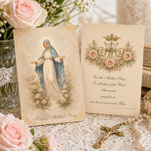 Notas Cartão Santo Mariano de Recordação do Dia das Mães
