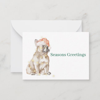 Notas Cartão Simples de French Bulldog