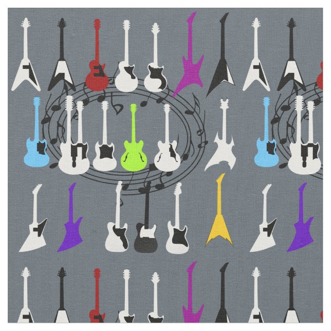 Notas da música e material do tecido do impressão (Detalhe)