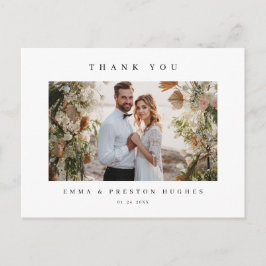 Notas de Agradecimento de Casamento Modernas com F