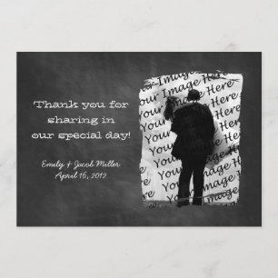 Notas de Agradecimento de Foto no Quadro Negro