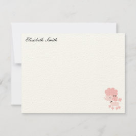 Notas de agradecimento do American Poodle em Franç