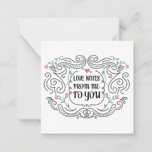 Notas De Amor De Mim Para Você