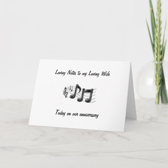 NOTAS DE AMOR PARA MINHA ESPOSA NO NOSSO ANIVERSÁR (Frente)