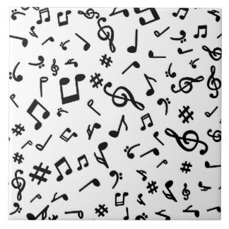 Notas de música Azulejo cerâmico