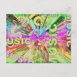 Notas de música coloridas
