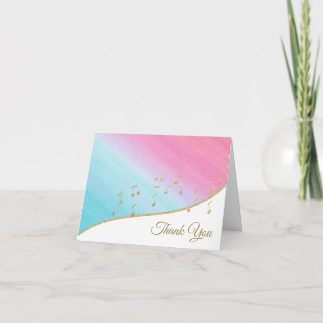 Notas de Música Obrigado (Frente)