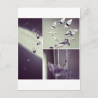 Notas de Música Origami Crane Mobile