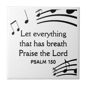 NOTAS DE MÚSICA Personalizadas Azulejo de Cerâmica