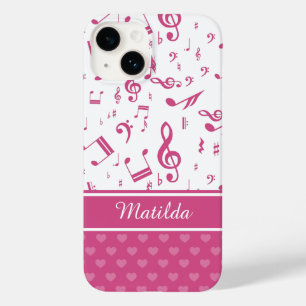 Notas de música personalizadas e padrões de cora