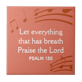 NOTAS DE MÚSICA Personalizadas Terracotta Christia